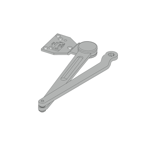 DEAD STOP PARALLEL ARM BLACK FOR SC61A SERIES CLOSERS - Surface